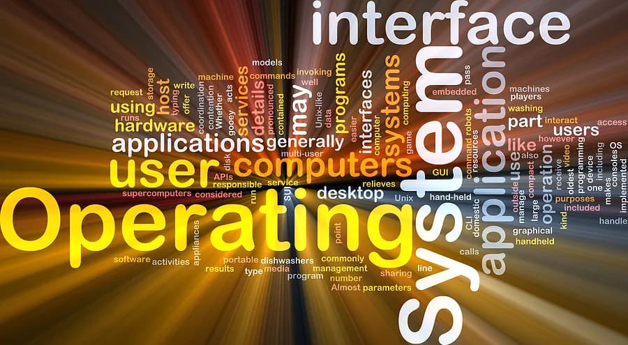 Imagen con la palabra «words» y diferentes sistemas operativos