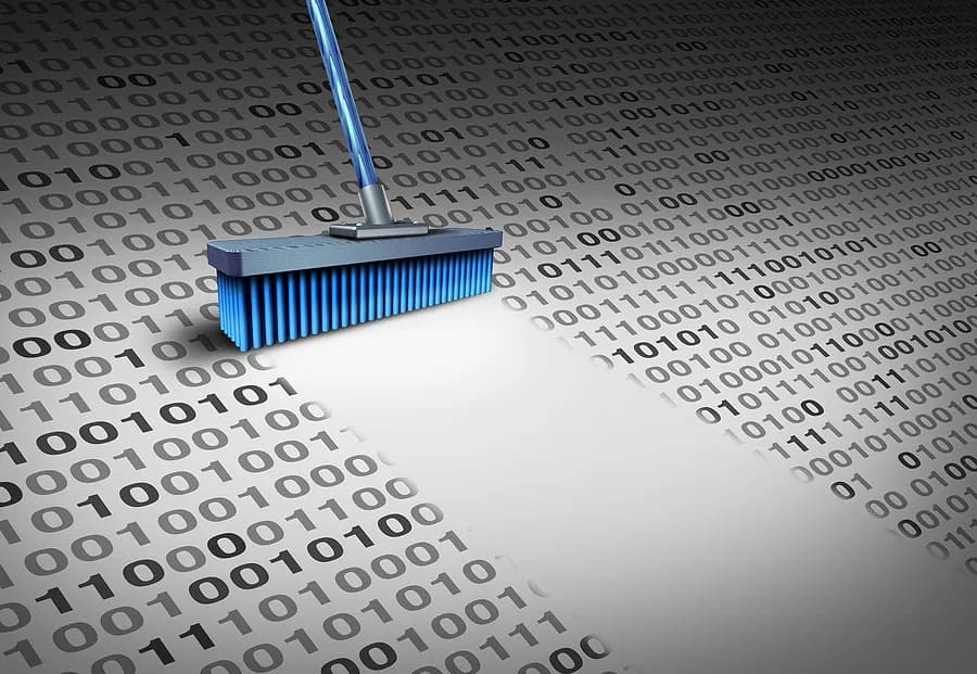 Broom está realizando un borrado de datos